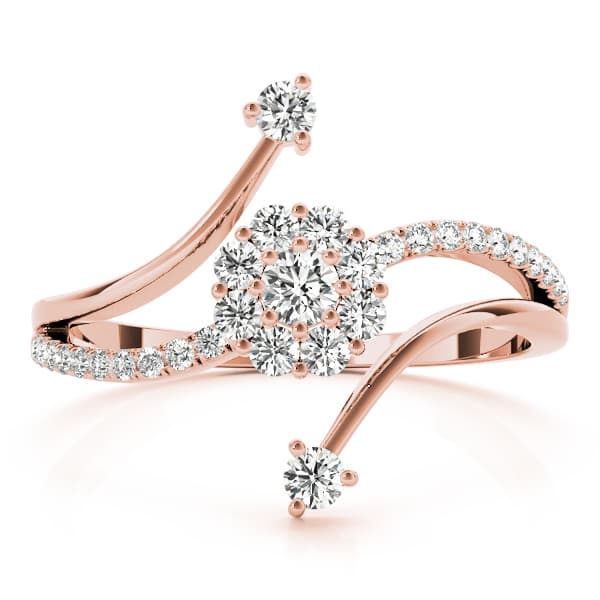Fashion Band (1/3 ct. tw.), On hand view in rose gold