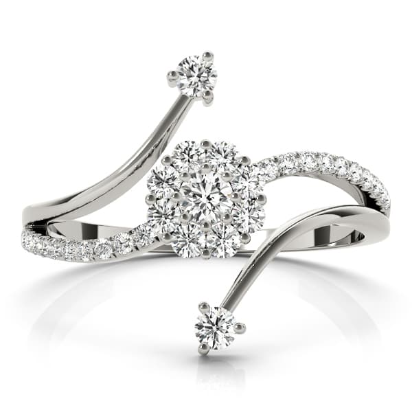 Fashion Band (1/3 ct. tw.), On hand view in white gold or platinum
