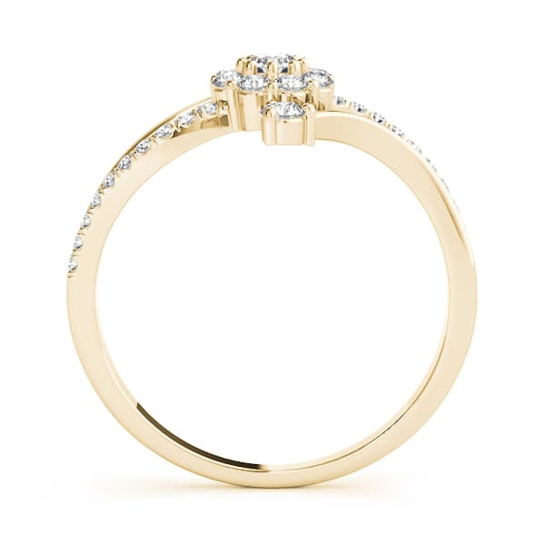 Fashion Band (1/3 ct. tw.), Side view in yellow gold