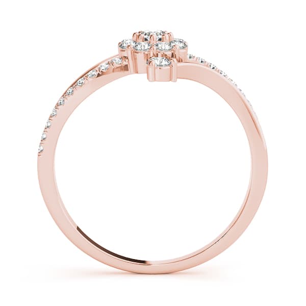Fashion Band (1/3 ct. tw.), Side view in rose gold