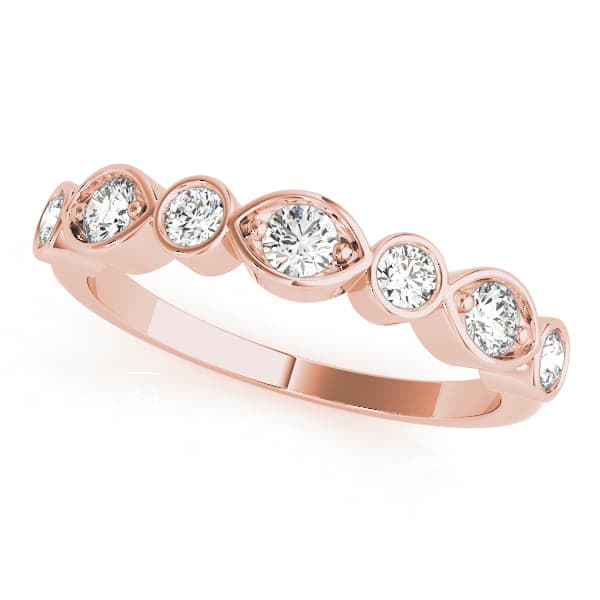 Stackable Fashion Band (0.45 ct. tw.), Front view in rose gold