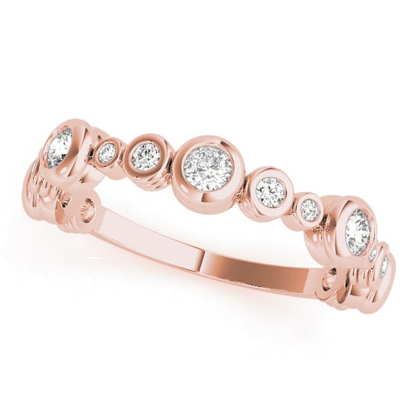 B-dwn Chg Fashion Band (0.55 ct. tw.), Front view in rose gold