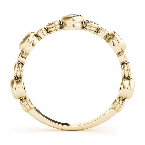 B-dwn Chg Fashion Band (0.55 ct. tw.), Side view in yellow gold