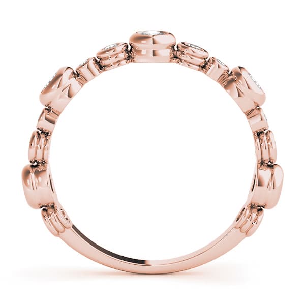 B-dwn Chg Fashion Band (0.55 ct. tw.), Side view in rose gold