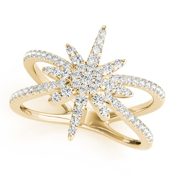 Fashion Ring (0.47 ct. tw.), Front view in yellow gold