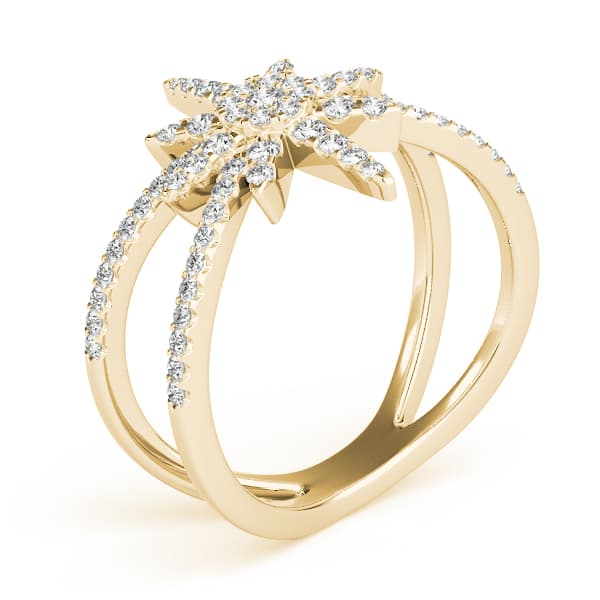 Fashion Ring (0.47 ct. tw.), Angle view in yellow gold