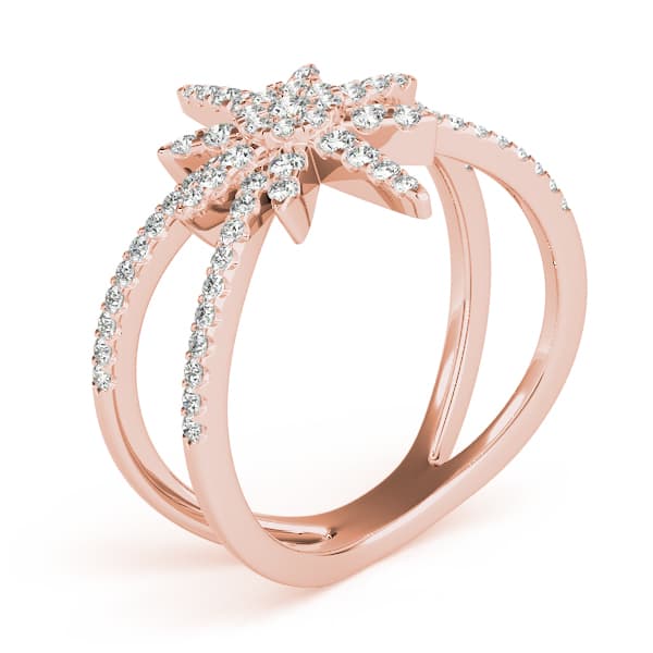 Fashion Ring (0.47 ct. tw.), Angle view in rose gold