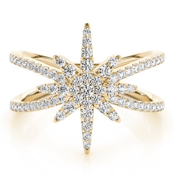 Fashion Ring (0.47 ct. tw.), On hand view in yellow gold