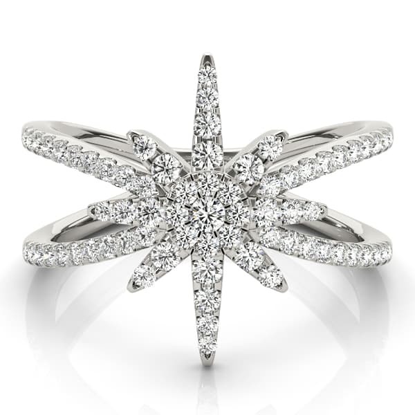 Fashion Ring (0.47 ct. tw.), On hand view in white gold or platinum