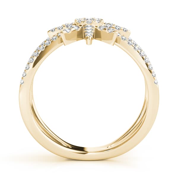 Fashion Ring (0.47 ct. tw.), Side view in yellow gold