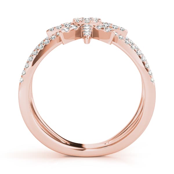 Fashion Ring (0.47 ct. tw.), Side view in rose gold