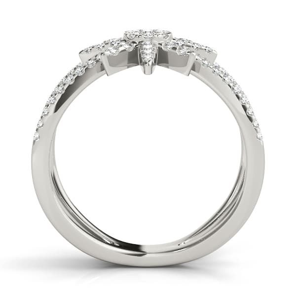 Fashion Ring (0.47 ct. tw.), Side view in white gold or platinum