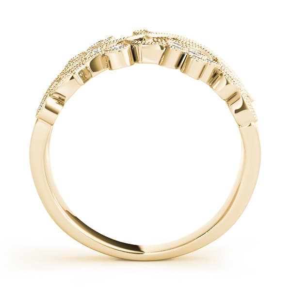 Fashion Ring (0.17 ct. tw.), Side view in yellow gold