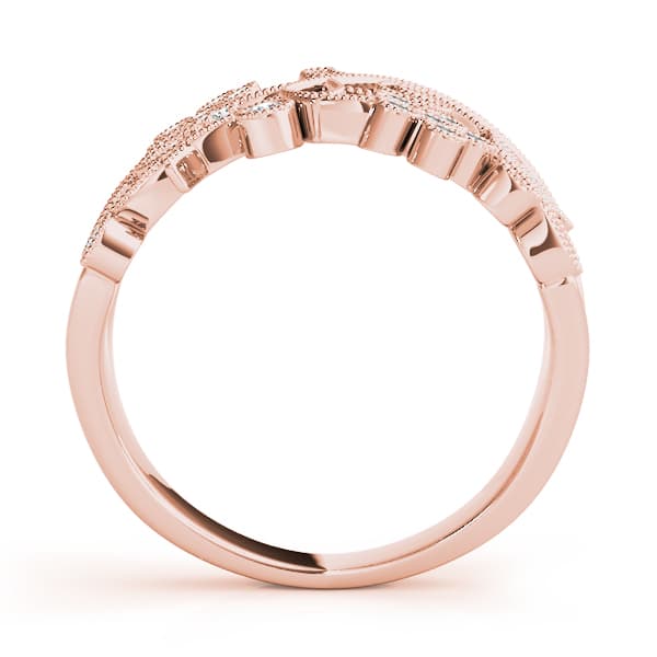 Fashion Ring (0.17 ct. tw.), Side view in rose gold