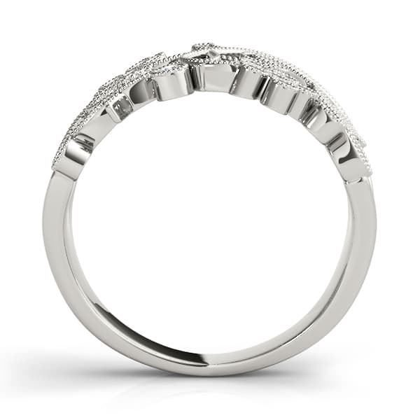 Fashion Ring (0.17 ct. tw.), Side view in white gold or platinum