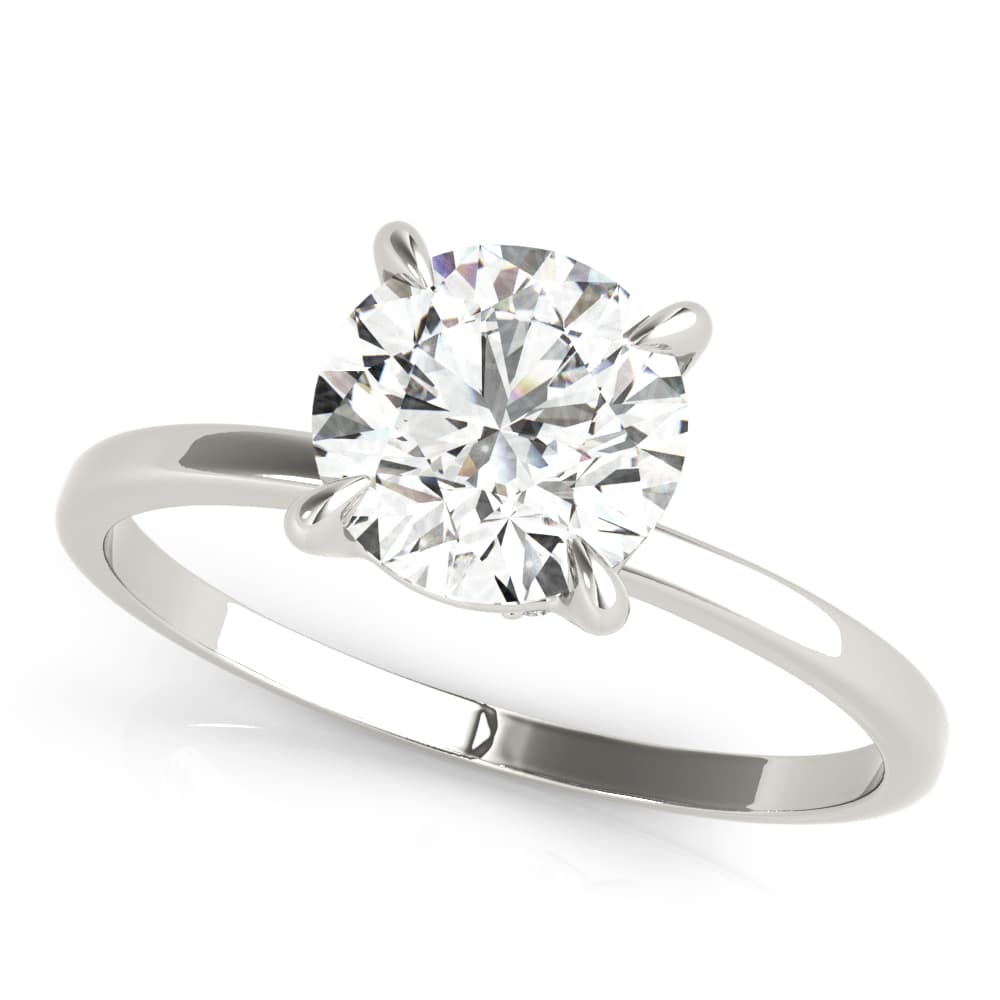 Solitaire Engagement Ring — style 85242 in 10k White Gold