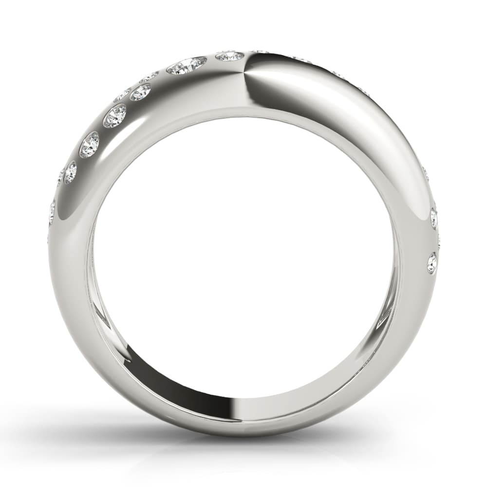 Diamond Band (0.47 ct. tw.), Side view in white gold or platinum