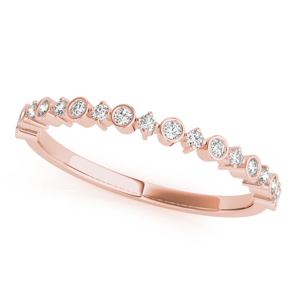 Stackable Fashion Bands (0.19 ct. tw.), Front view in rose gold