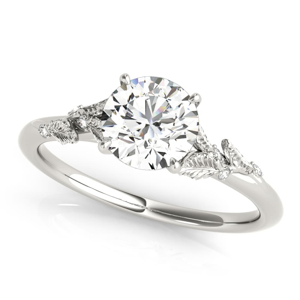 Nature Inspired Engagement Ring — style 85275 in 10k White Gold