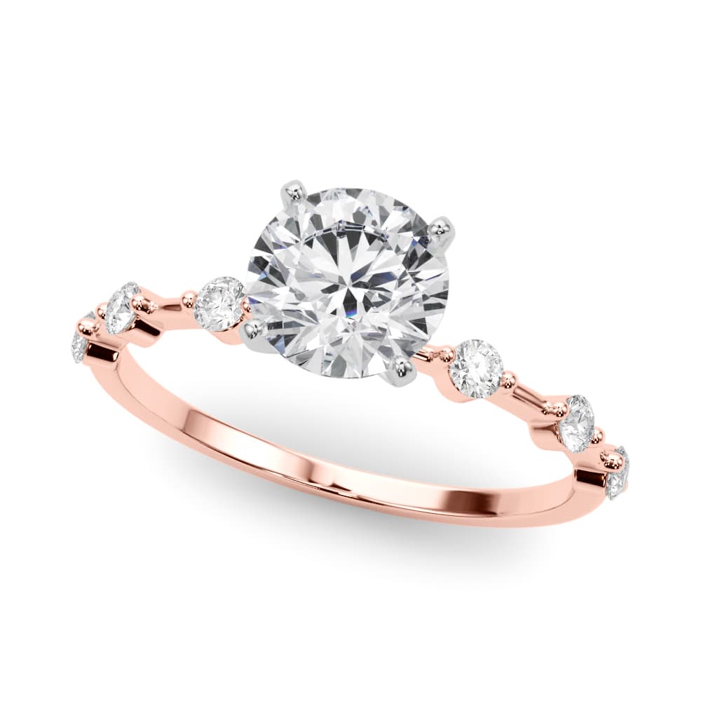 Diamond Engagement Ring in Rose gold