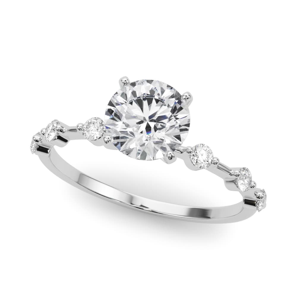 Diamond Engagement Ring — style 85280 in 10k White Gold