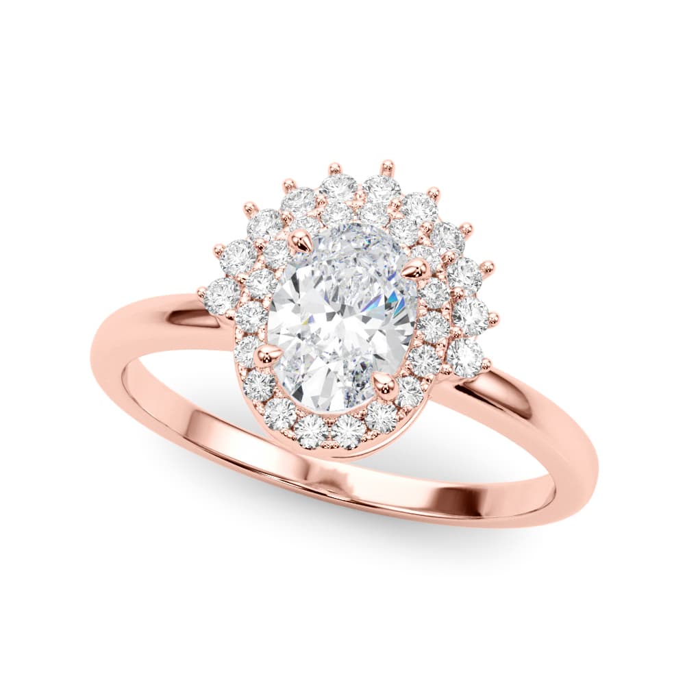 Waiting Or Mddel & Mold, style 85302, Front view in rose gold