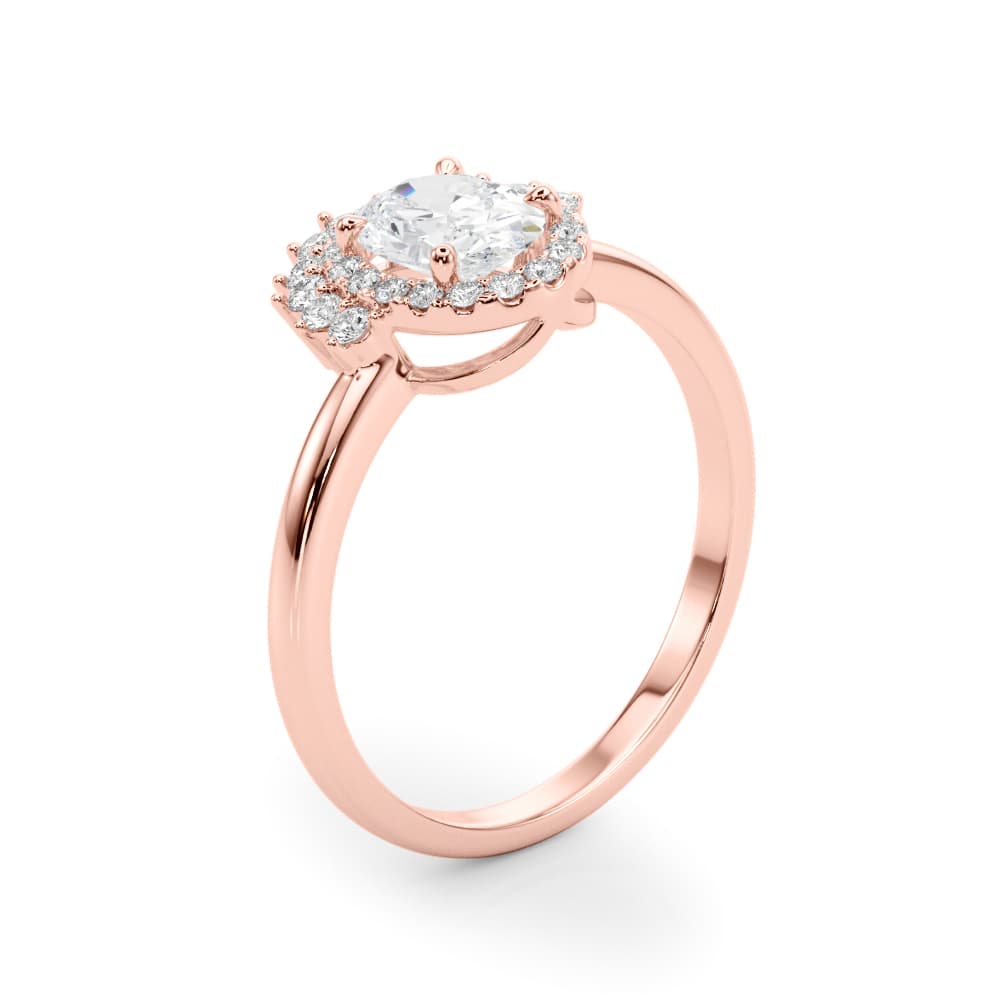 Waiting Or Mddel & Mold, style 85302, Angle view in rose gold