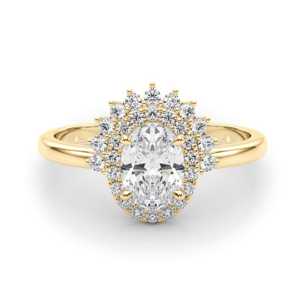 Waiting Or Mddel & Mold, style 85302, On hand view in yellow gold