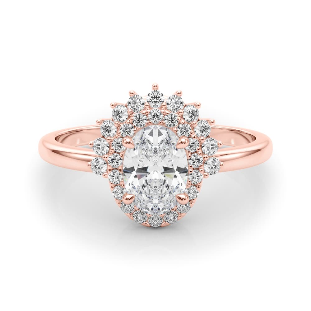 Waiting Or Mddel & Mold, style 85302, On hand view in rose gold