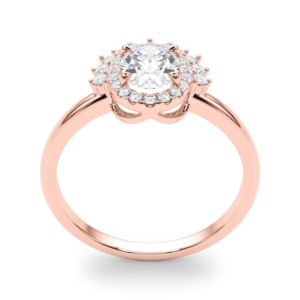 Waiting Or Mddel & Mold, style 85302, Top view in rose gold