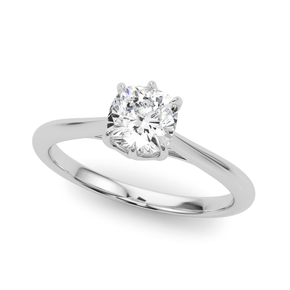 SOLITAIRE 3.8X3.8 CUSHION — style 85332 in 10k White Gold