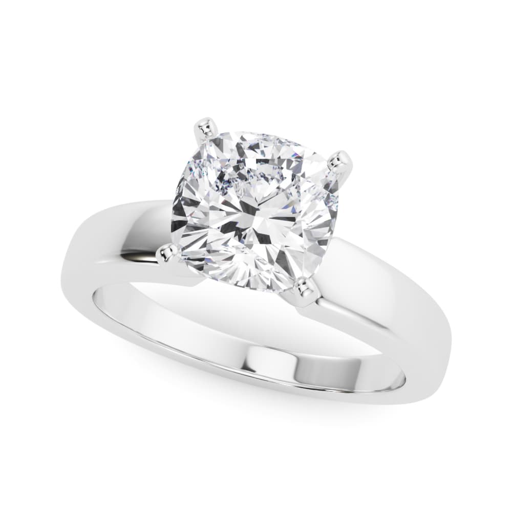 Solitare Engagement — style 85440 in 10k White Gold