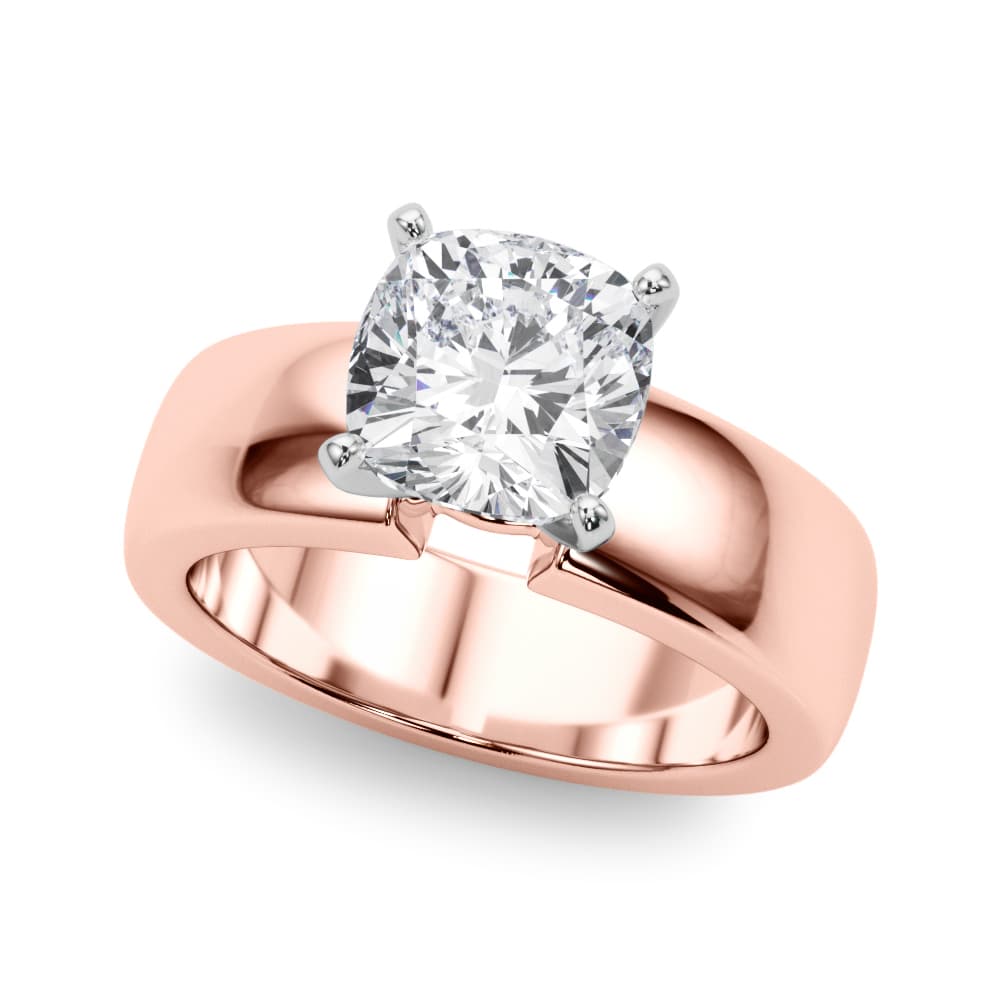 Solitaire Engagement Ring in Rose gold