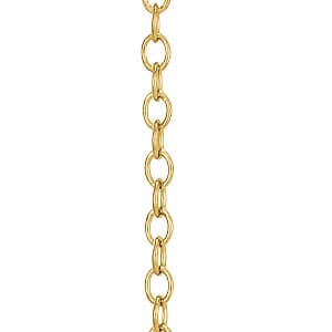 Cable(open) 1.5mm 24, Side view in white gold or platinum