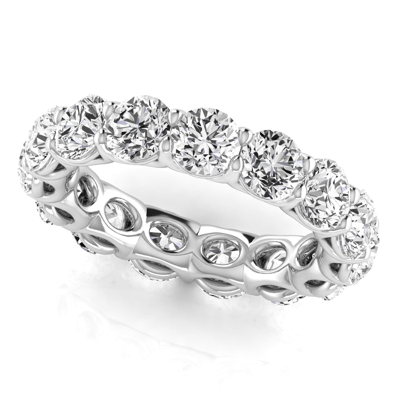 Round Diamond Eternity Band — View 1