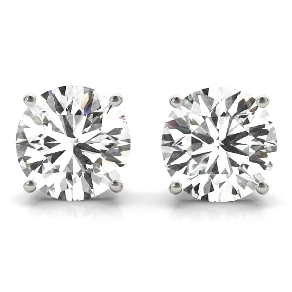 Round 4-Prong Solitaire Studs — .20 CT — View 1