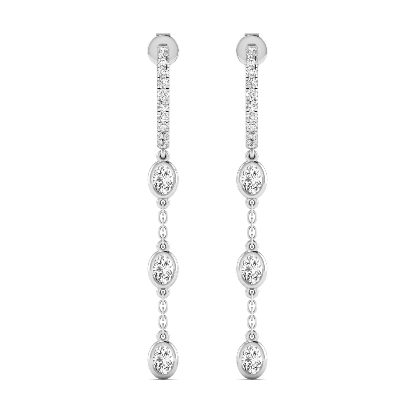 LGD Oval Drop Earrings — View 1