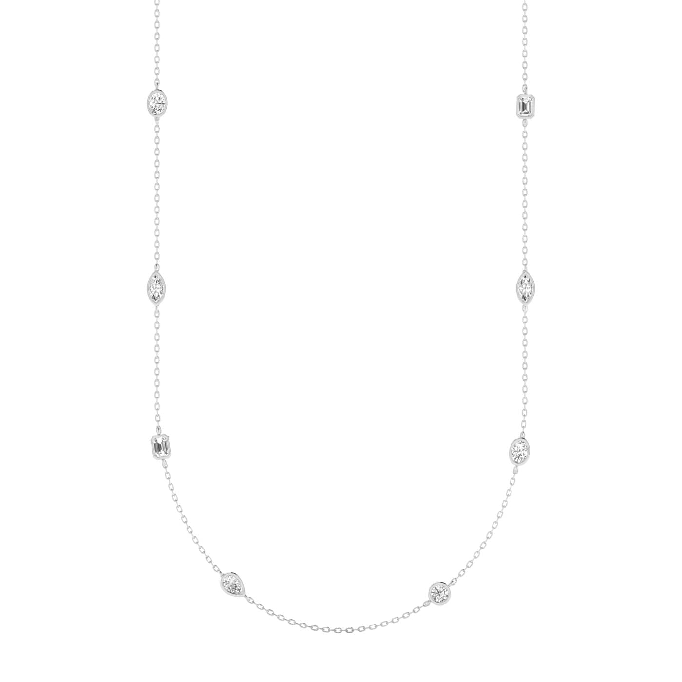 LGD Multi-Shape Stationary Necklace — View 1