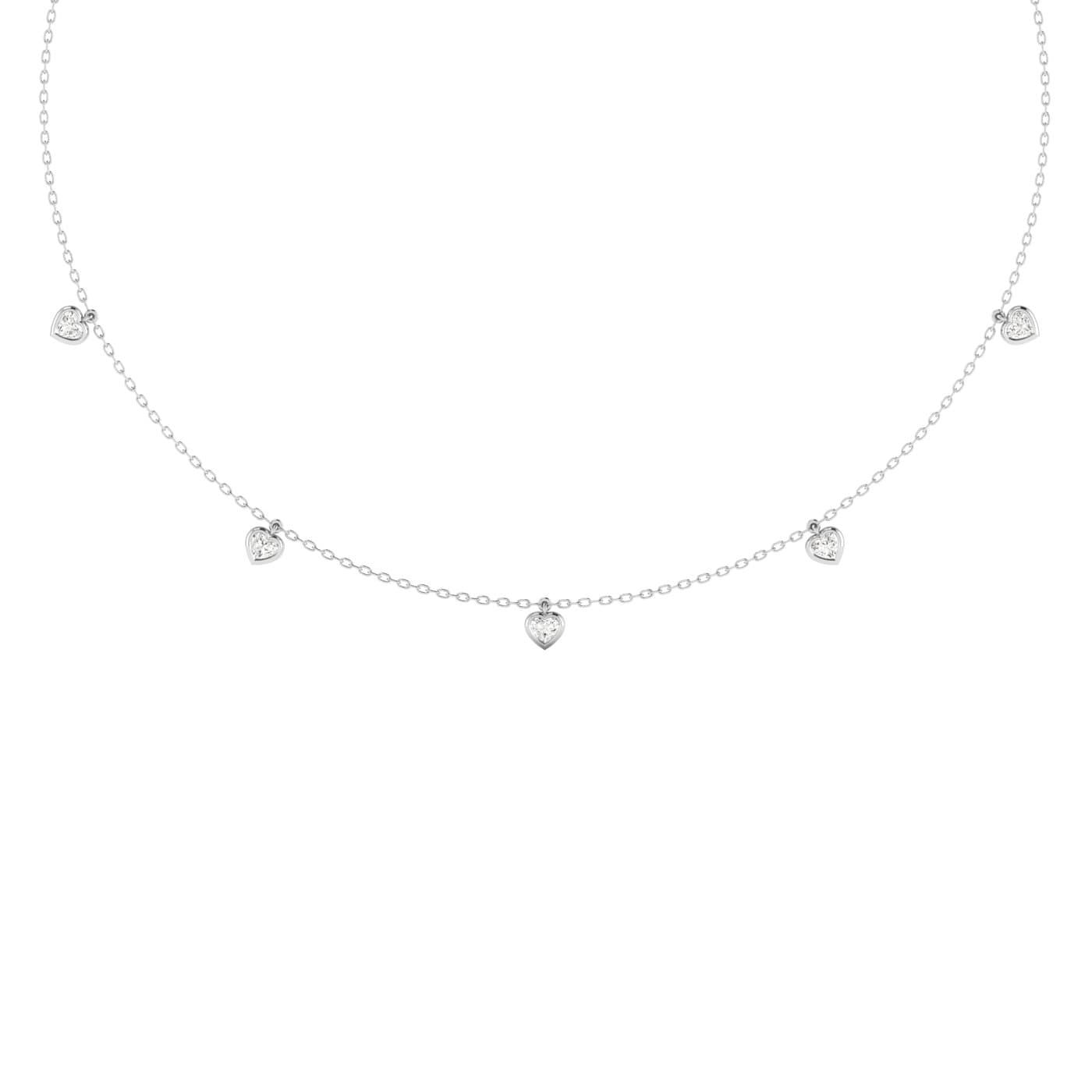 LGD Stationary Heart Necklace — View 1