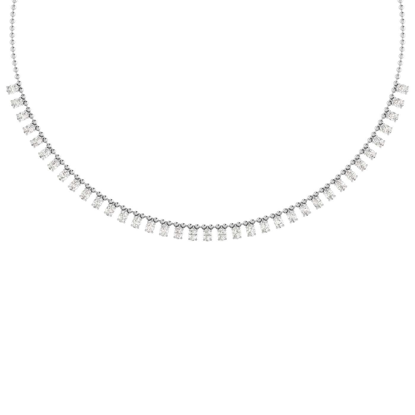 LGD Oval Stationary Necklace — View 1