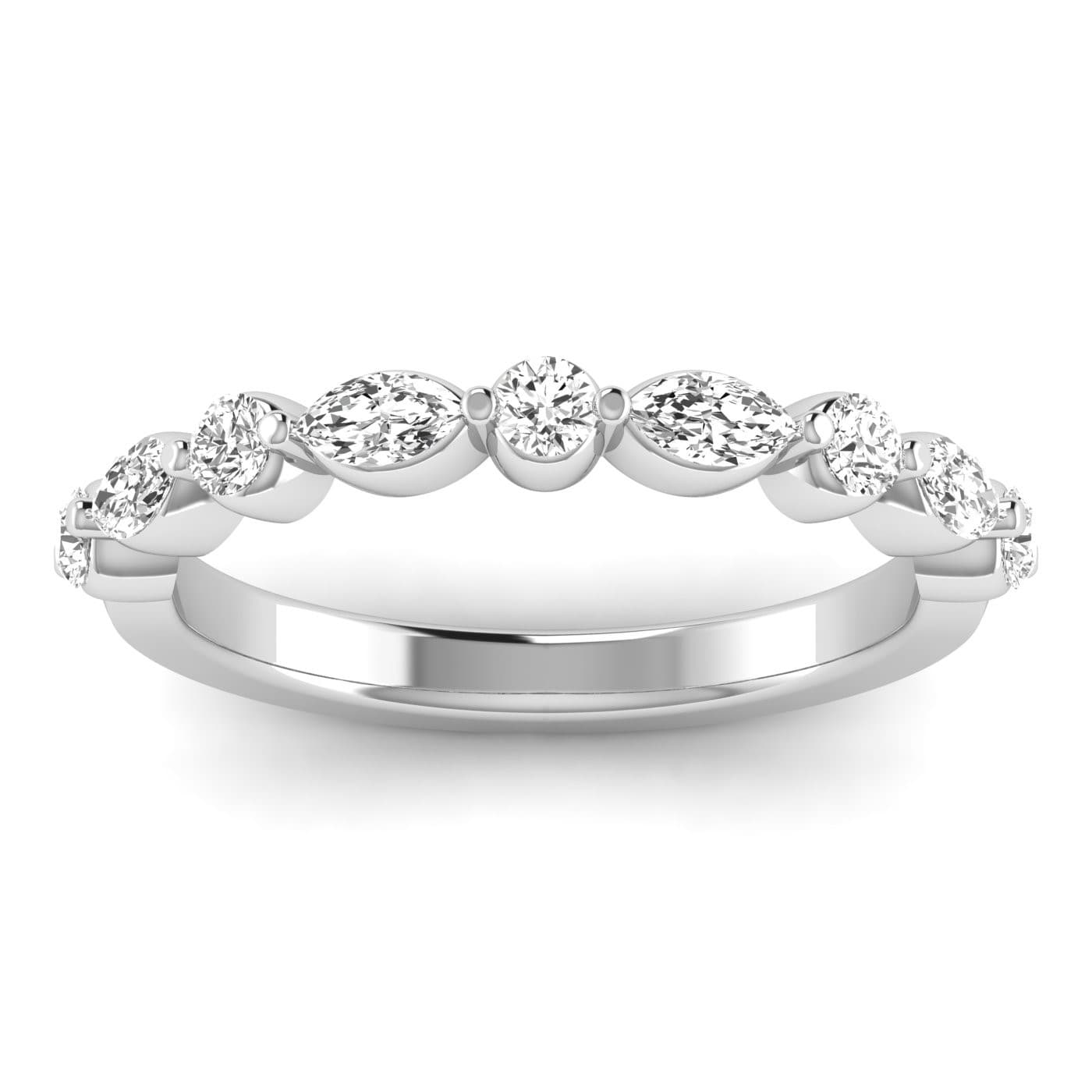 LGD Alternating Marquise & Round Band — View 1
