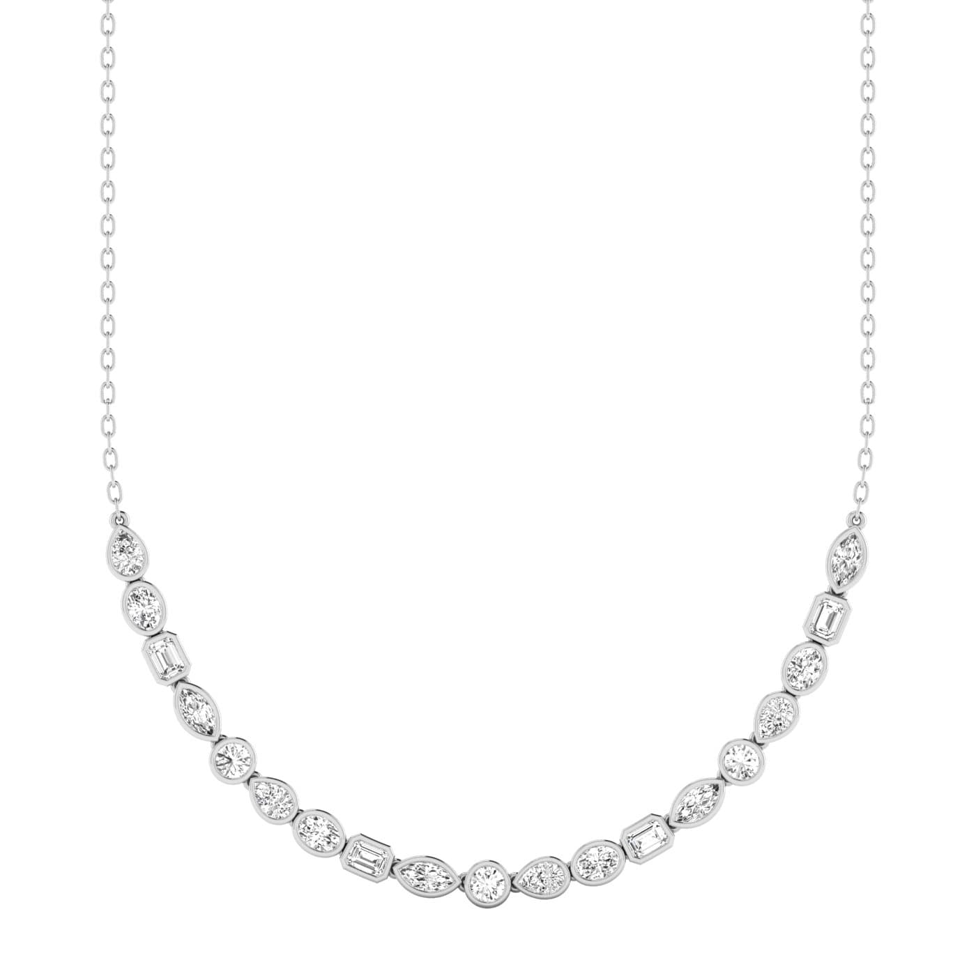 LGD Multistone Necklace — View 1