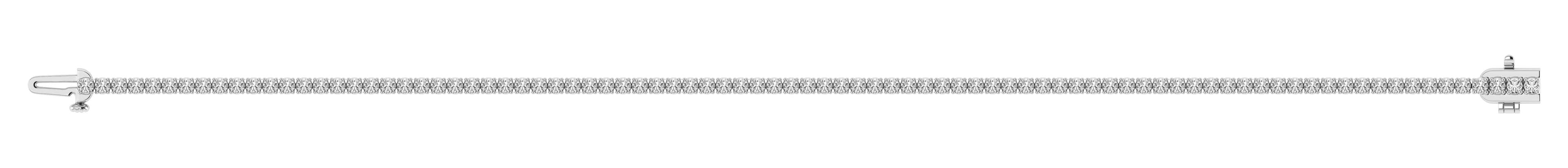 2 CTW LGD Tennis Bracelet (2 ct. tw.), Side view in white gold or platinum