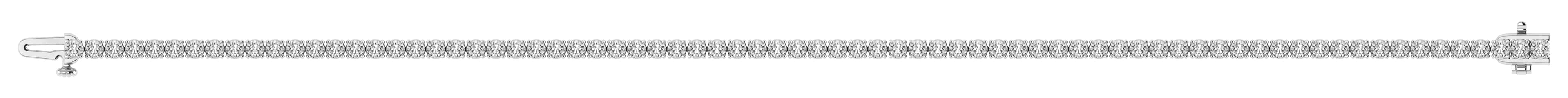 4 CTW LGD Tennis Bracelet (4 ct. tw.), Side view in white gold or platinum
