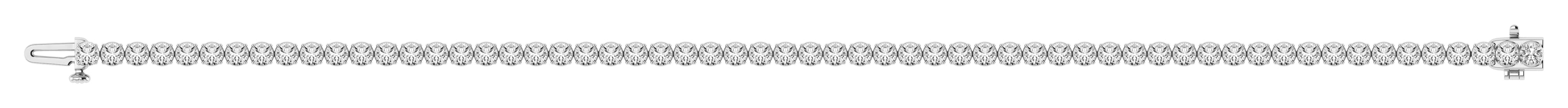 5 CTW LGD Tennis Bracelet (5 ct. tw.), Side view in white gold or platinum