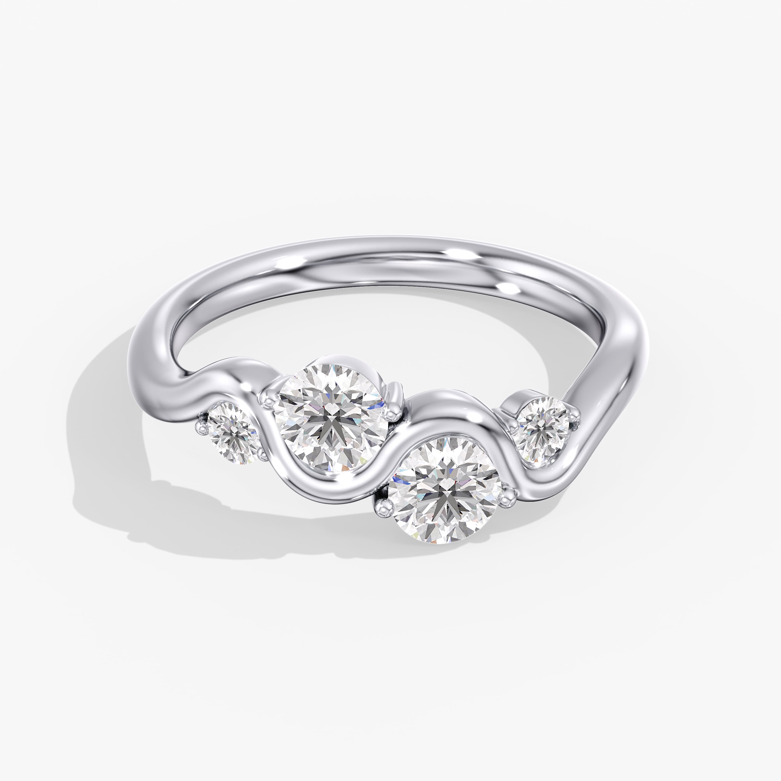 Lab Diamond Stackable Band 1 Ctw. — View 1