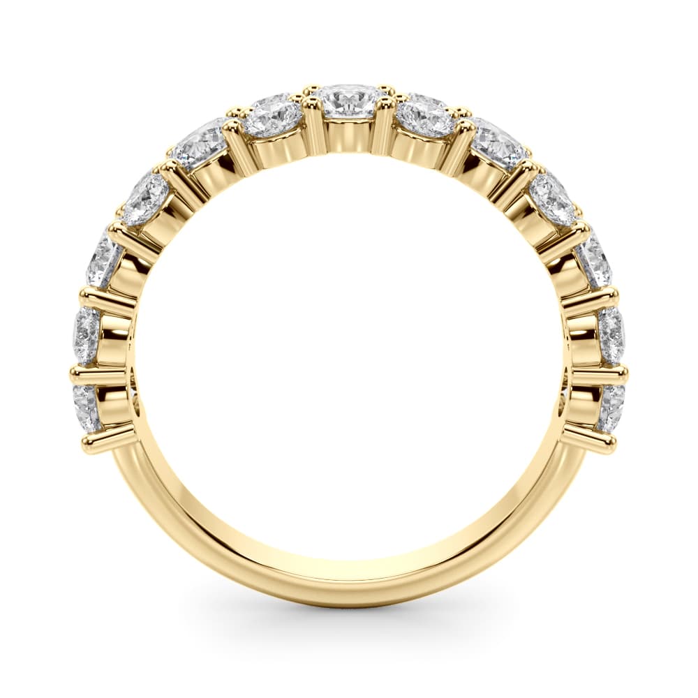 Diamond Band (2.18 ct. tw.), Side view in yellow gold
