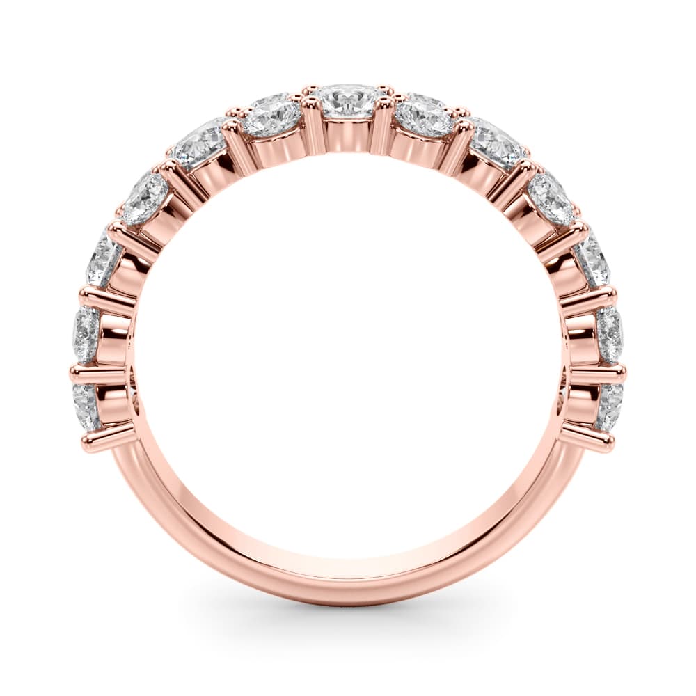 Diamond Band (2.18 ct. tw.), Side view in rose gold