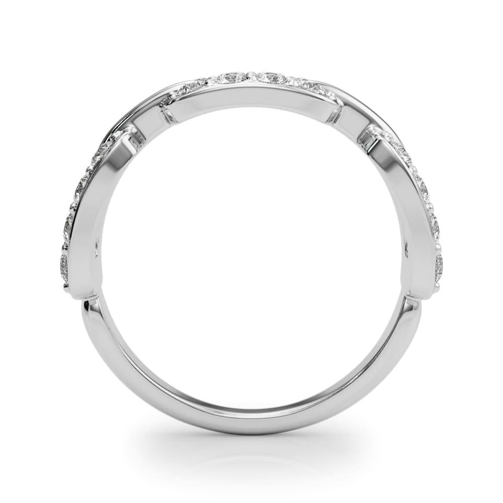 Lab-Grown Diamond Chain Fashion Ring (0.78 ct. tw.), Side view in white gold or platinum