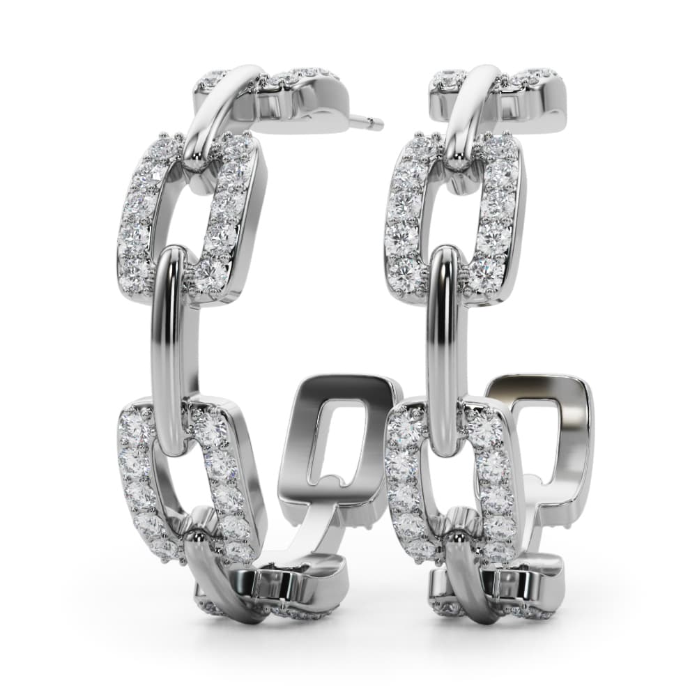 Chain Link Fashion Earrings — View 1